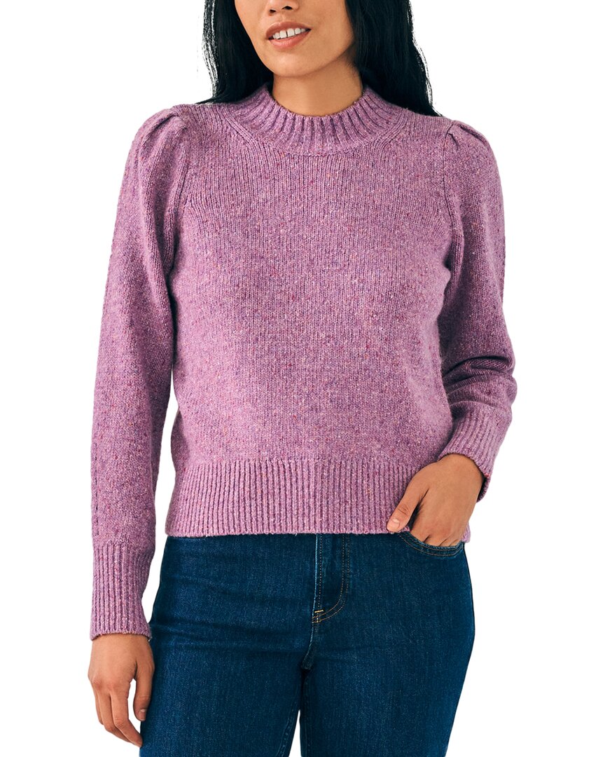 Faherty Boone Sweater In Purple