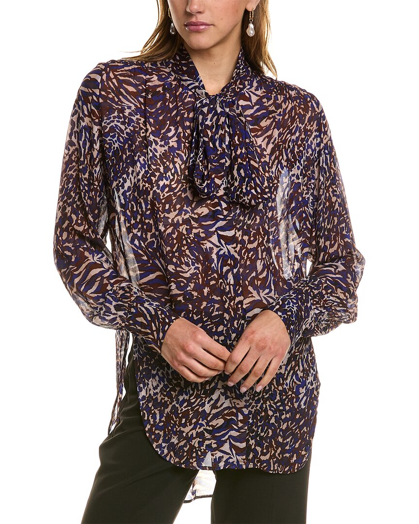 Reiss Tora Top In Blue