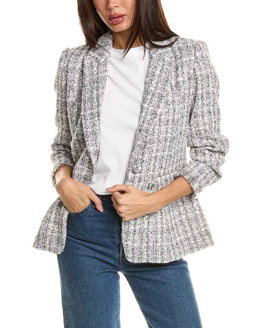 Bcbgmaxazria Tweed Blazer Women s White 4