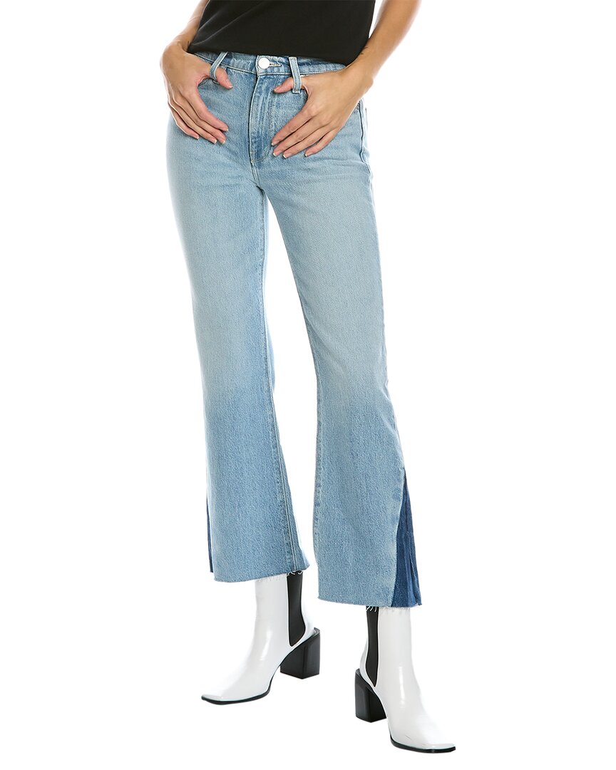 Shop Hudson Jeans Ivy High-rise Crop Bootcut Jean In Blue