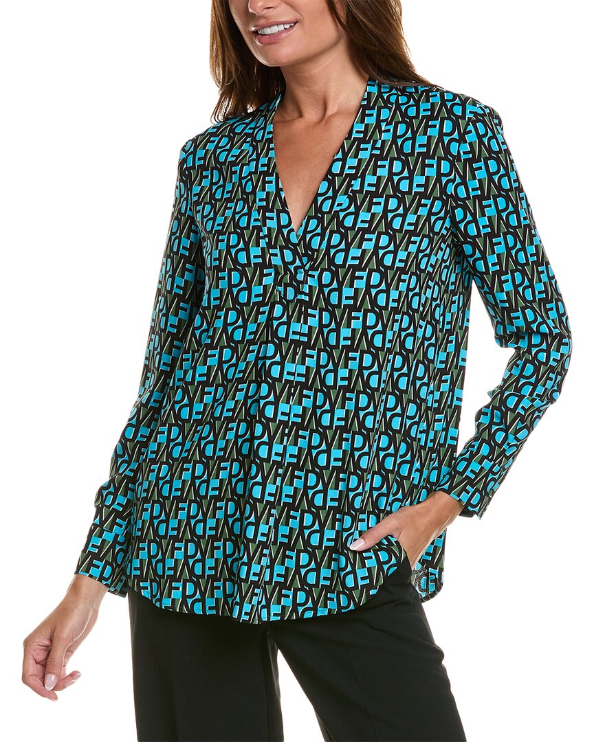 Diane Von Furstenberg Sanorah Top In Green