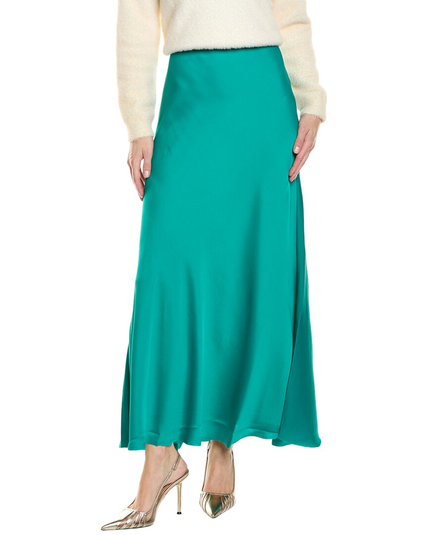 Rag & Bone Wren Maxi Skirt In Green