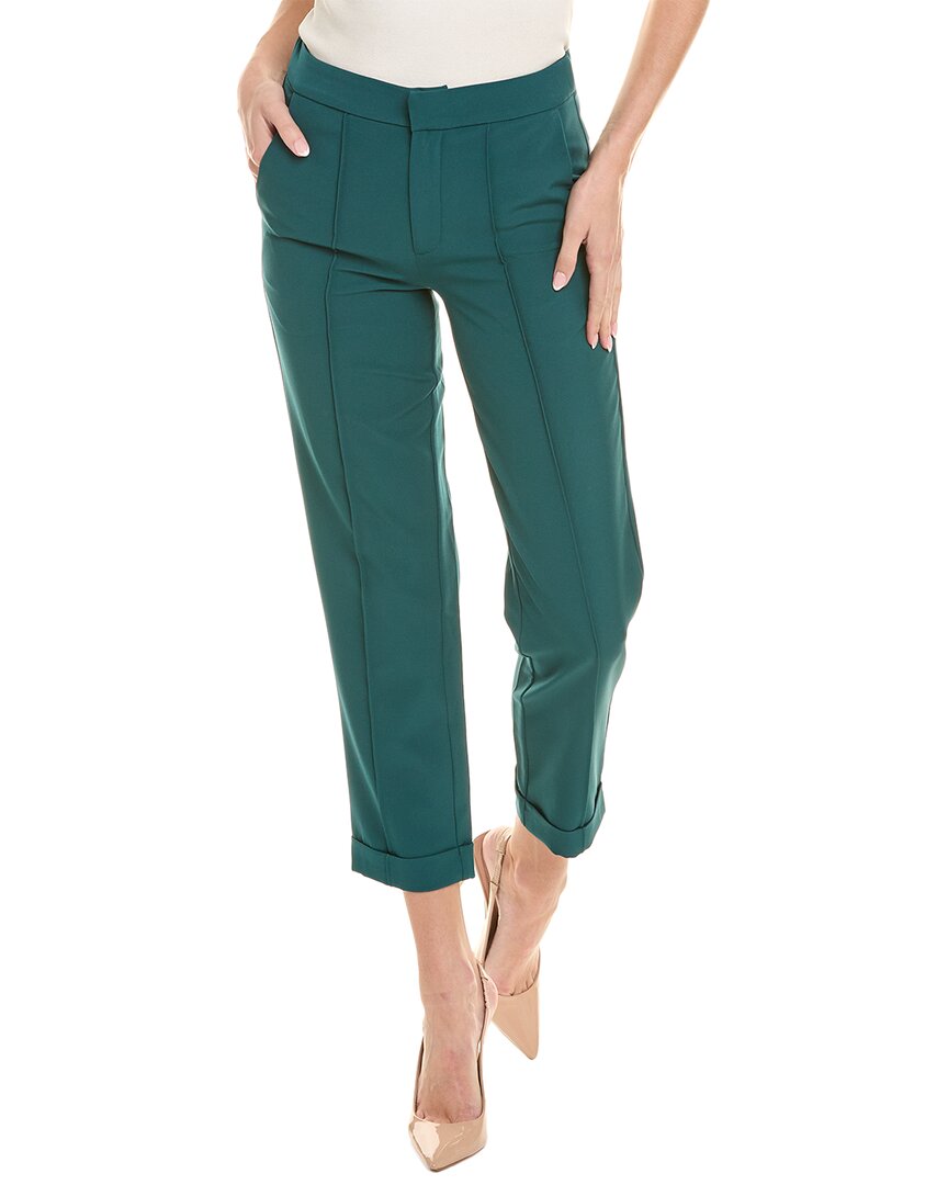 Shop Fate Tucked Front Cuff Hem Pant In Green