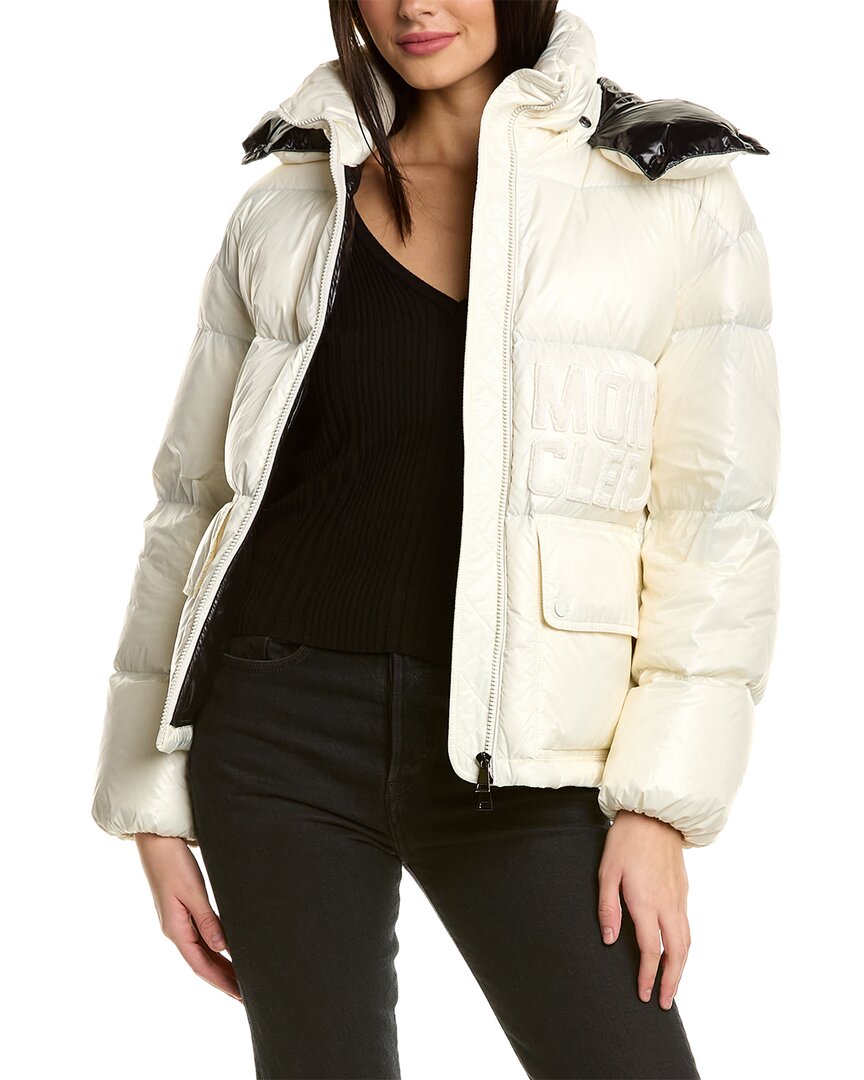 Cazadora Plumas Mujer Chaqueta Moncler Abbaye Corta Para Mujer Blanco  ¡Abrigo De Plumas! Chaqueta Plumas Ligera Mujer