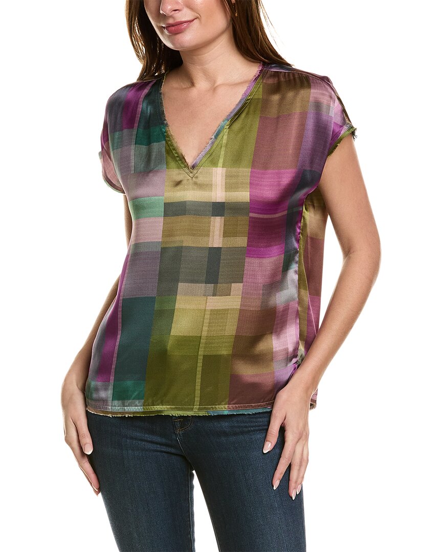 GO BY GO SILK GO> BY GOSILK RAW SILK T-SHIRT