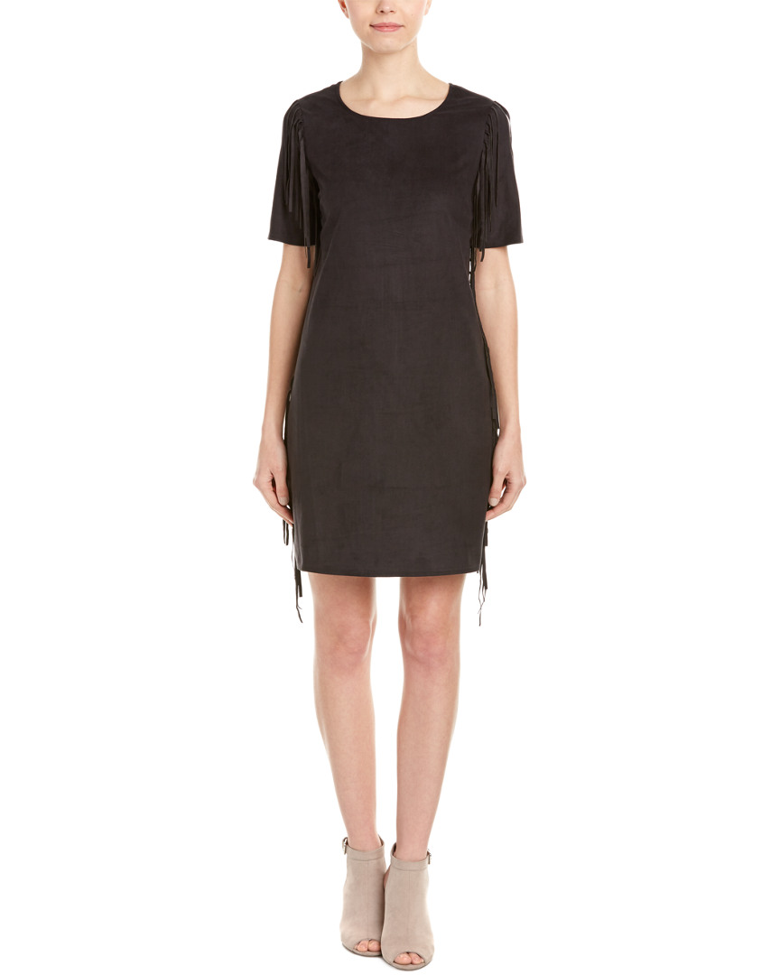 Image of .STATE Fringe-Trim Shift Dress
