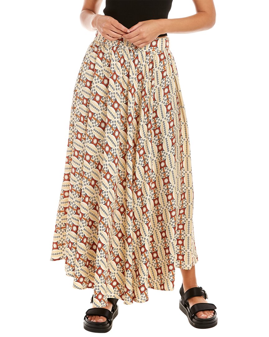 Shop Traffic People Dust Skirt In Beige