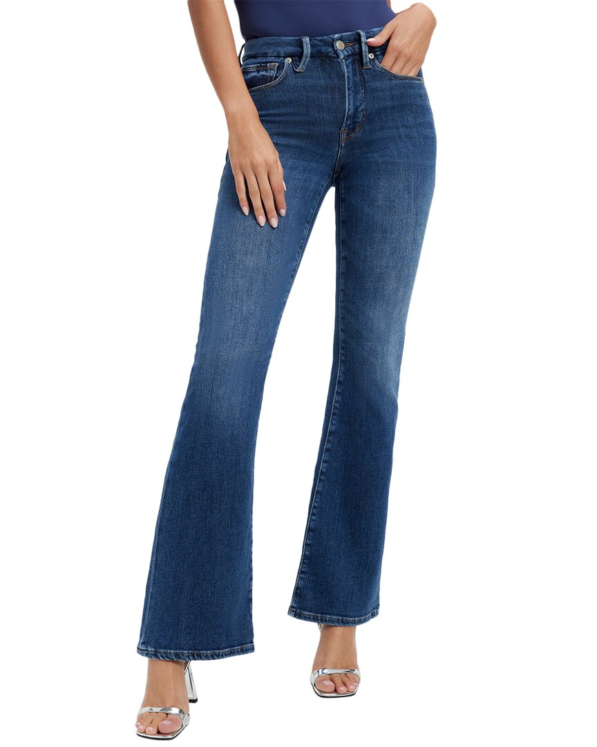 Good American Good Legs Cropped High-rise Bootcut Jeans