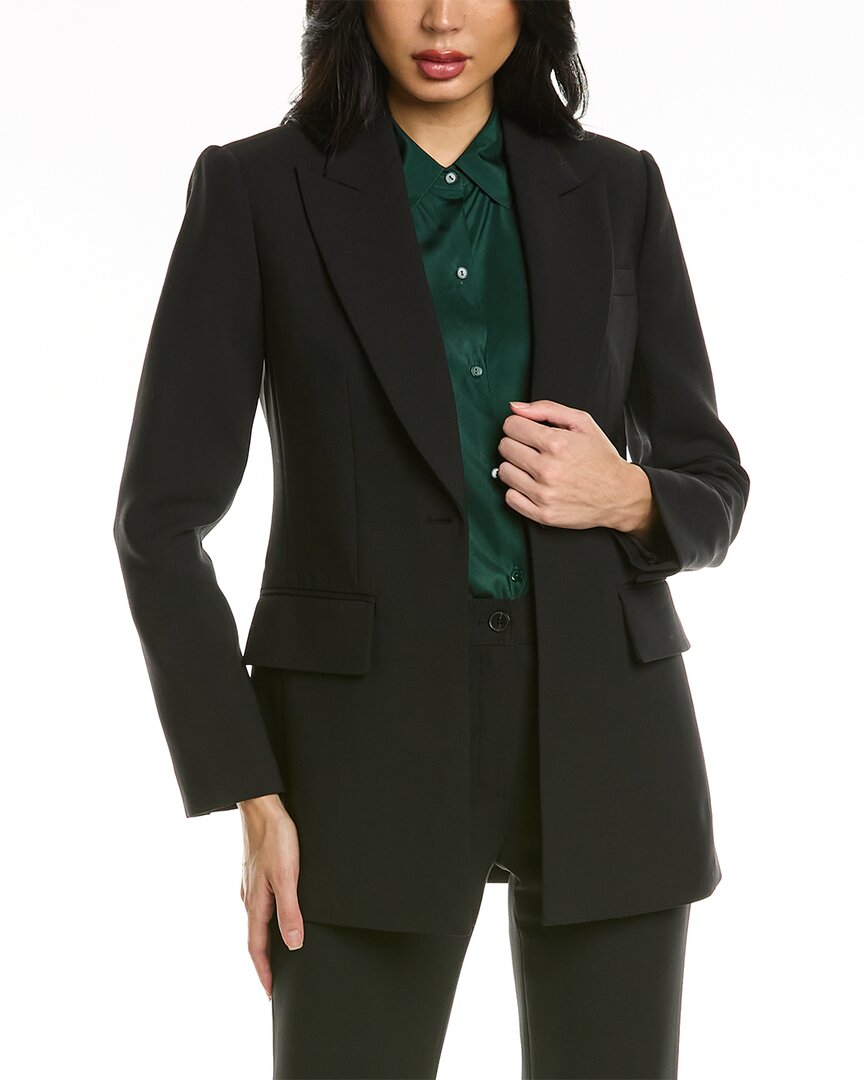 REBECCA TAYLOR REBECCA TAYLOR REFINED SUITING WOOL-BLEND BLAZER