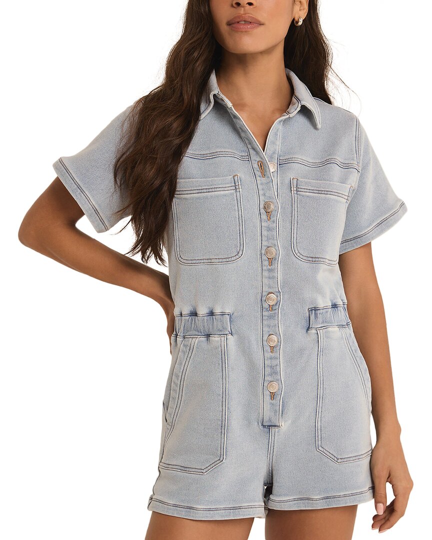 Z Supply Elias Denim Romper