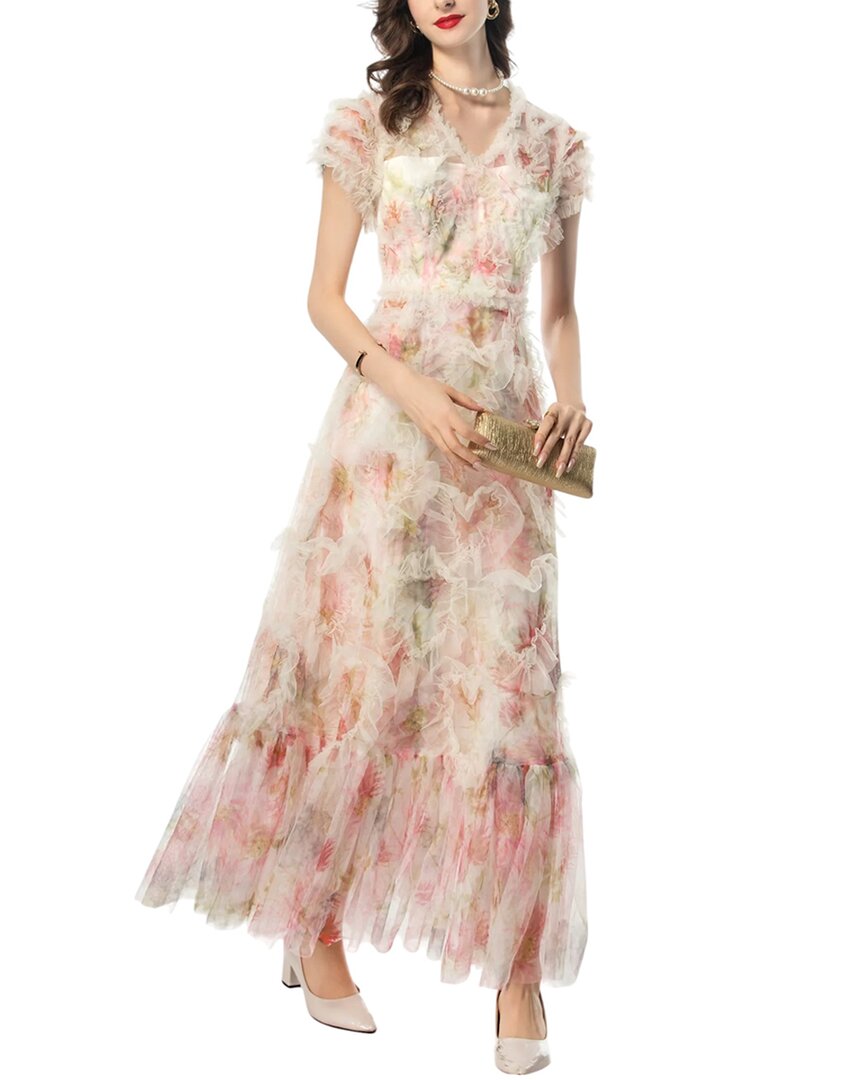 Burryco Maxi Dress In Pink