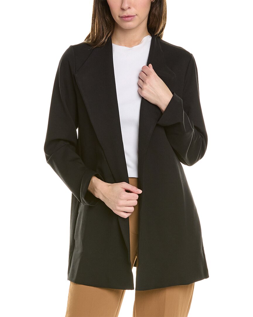 Shop Eileen Fisher High Collar Jacket In Black