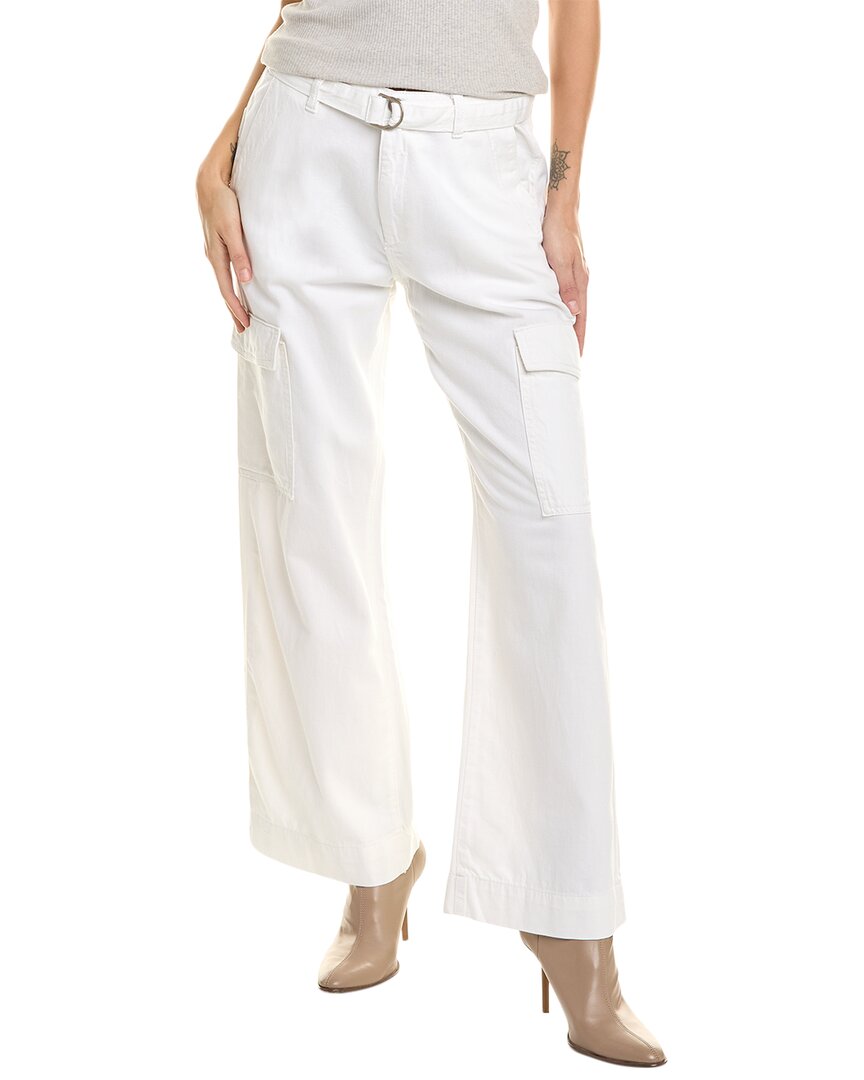 Shop Dl1961 Zoie Linen-blend Jean In White