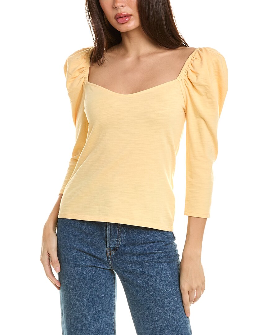 Shop Nation Ltd Arabelle Party Top In Yellow