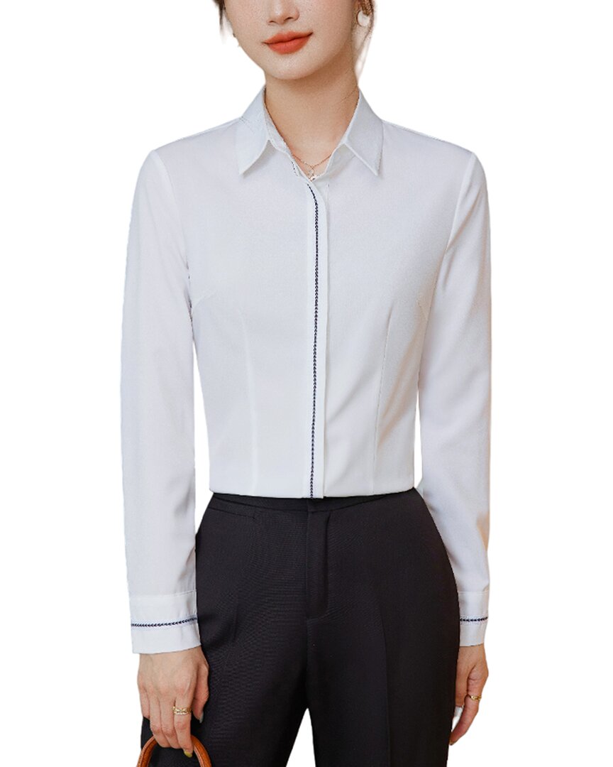 Bossy Chic Shirt In White