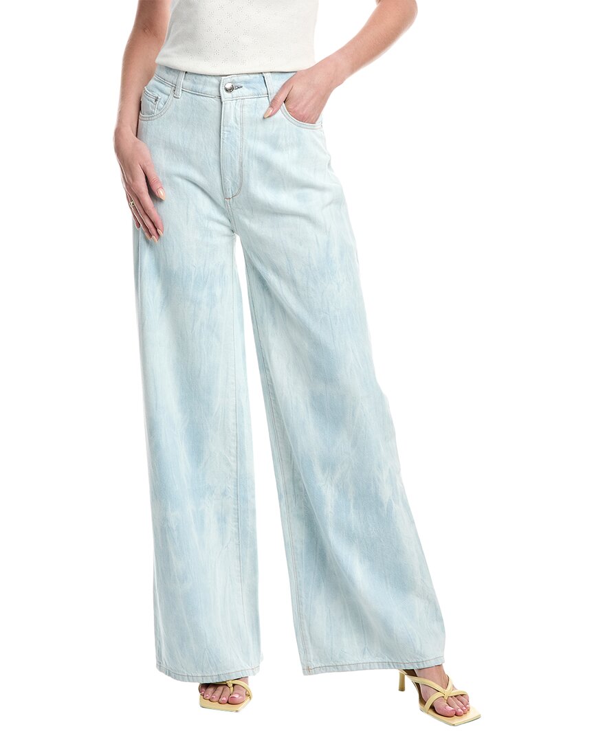 Dl1961 Hepburn Light Tide Wide Leg Jean In Blue