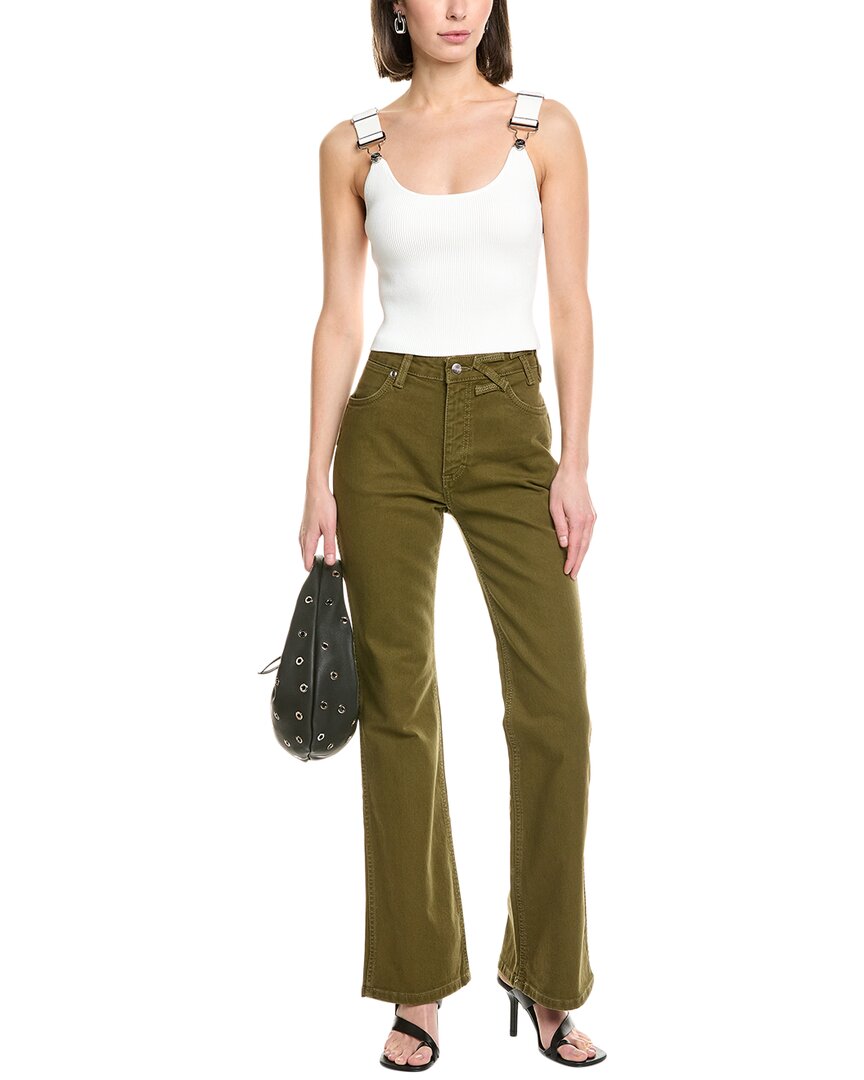 STAUD STAUD X WRANGLER THE MUST SERGEANT GREEN FLARE JEAN