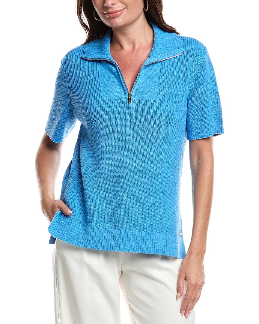 St John St. John Knit Sweater In Blue