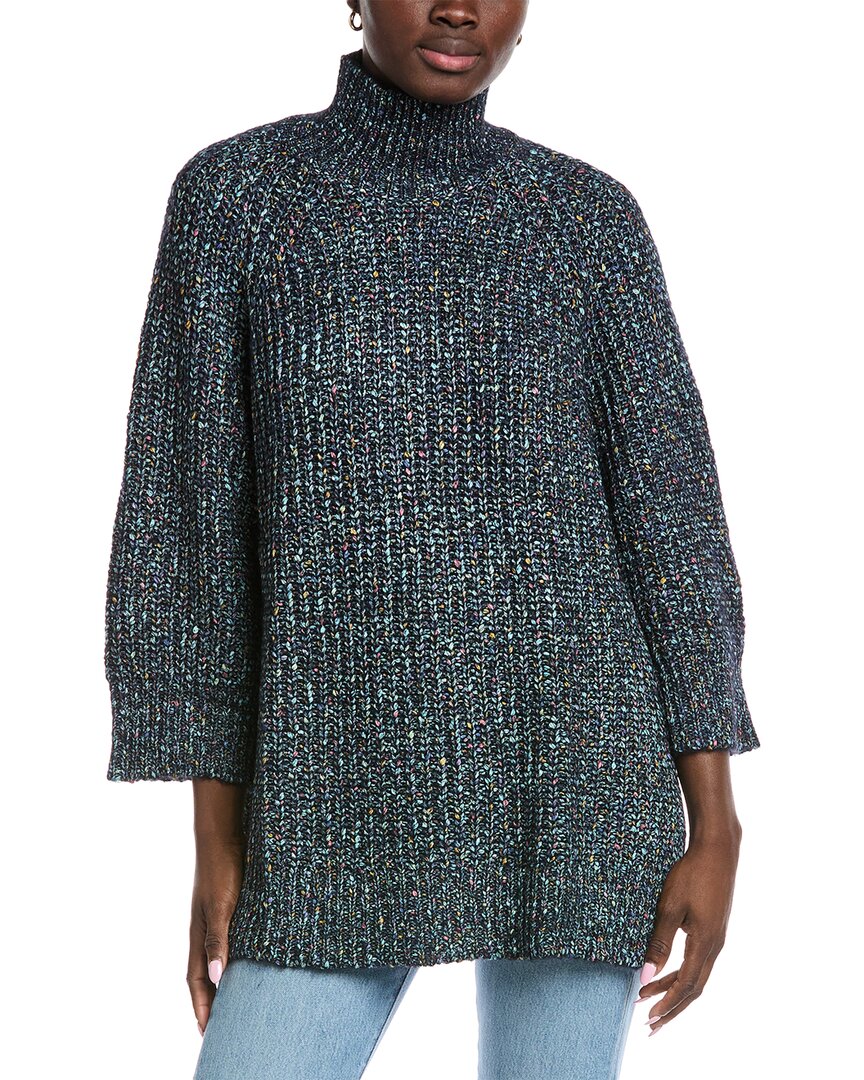 Autumn Cashmere Open Side Alpaca-blend Sweater In Blue