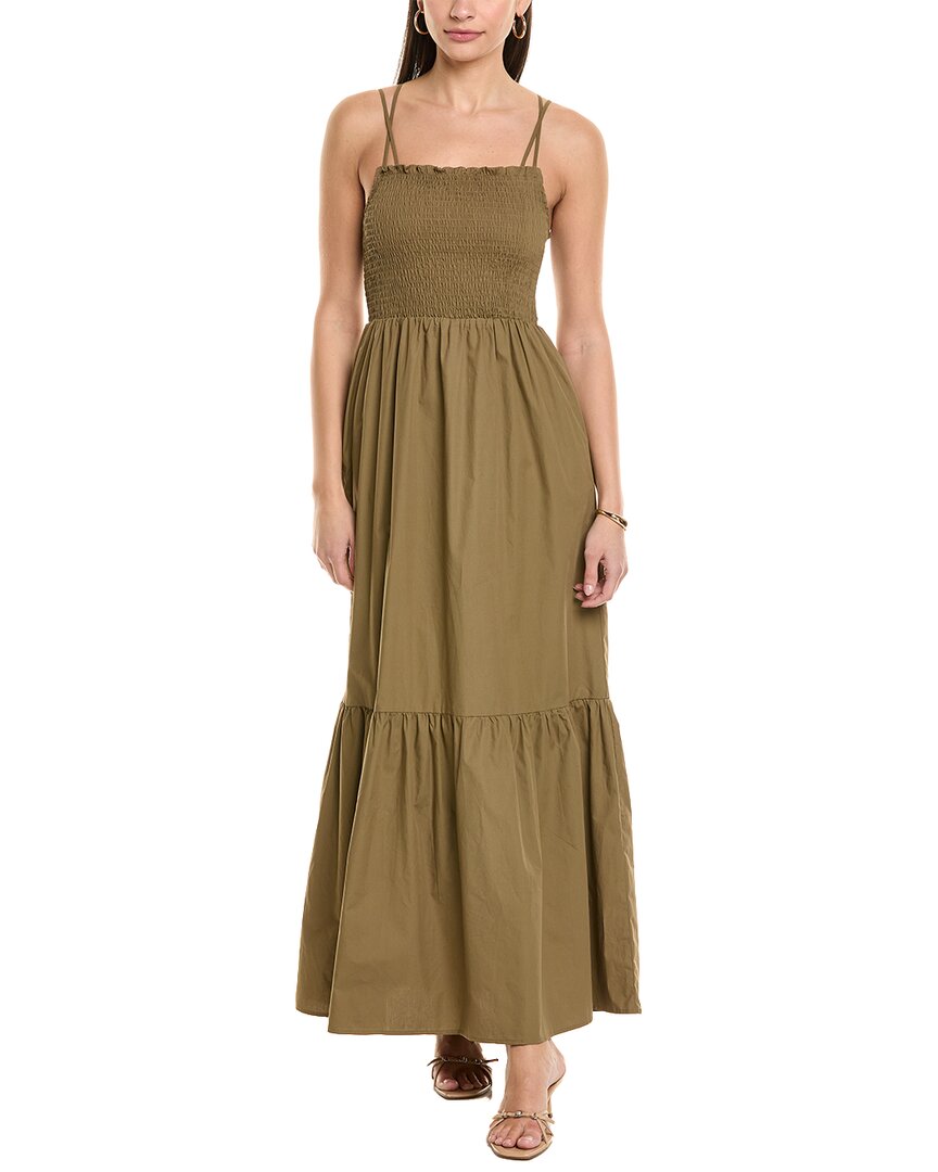LINE & DOT LINE & DOT SMOCKED MAXI DRESS
