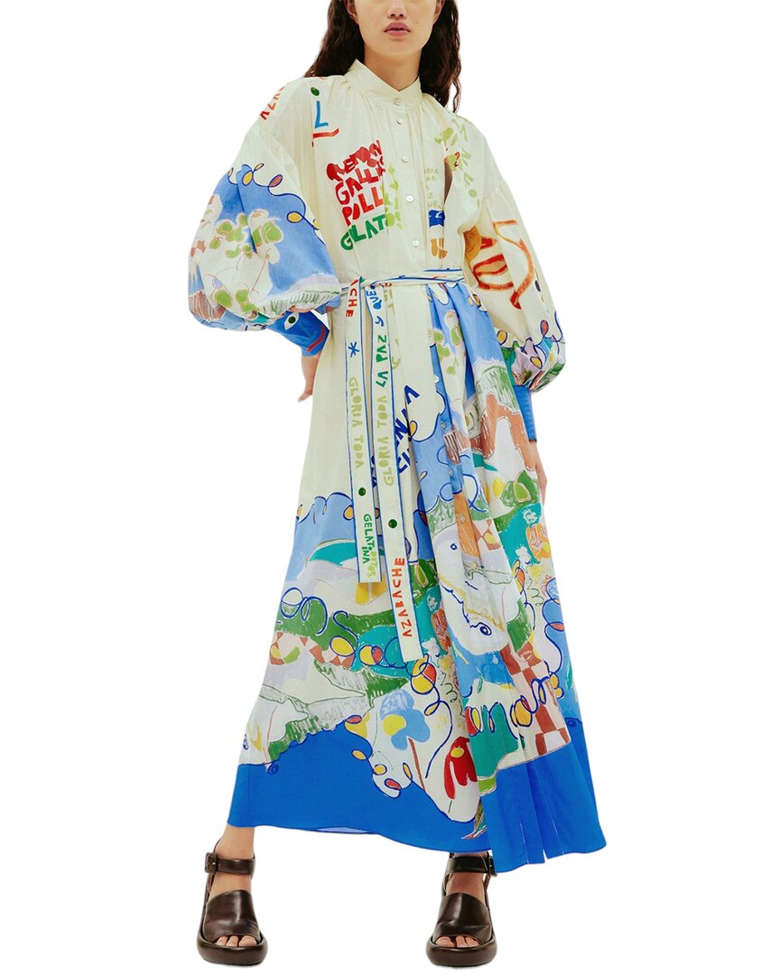 Amina Glam Linen-blend Dress