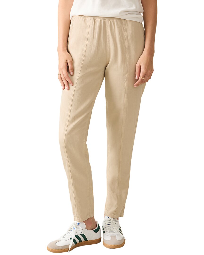 Faherty Arlie Linen-blend Pant