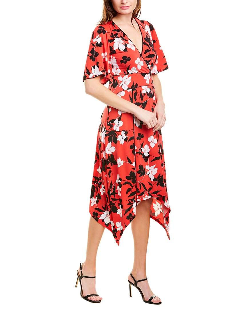 Image of BCBGMAXAZRIA V-Neck A-Line Dress