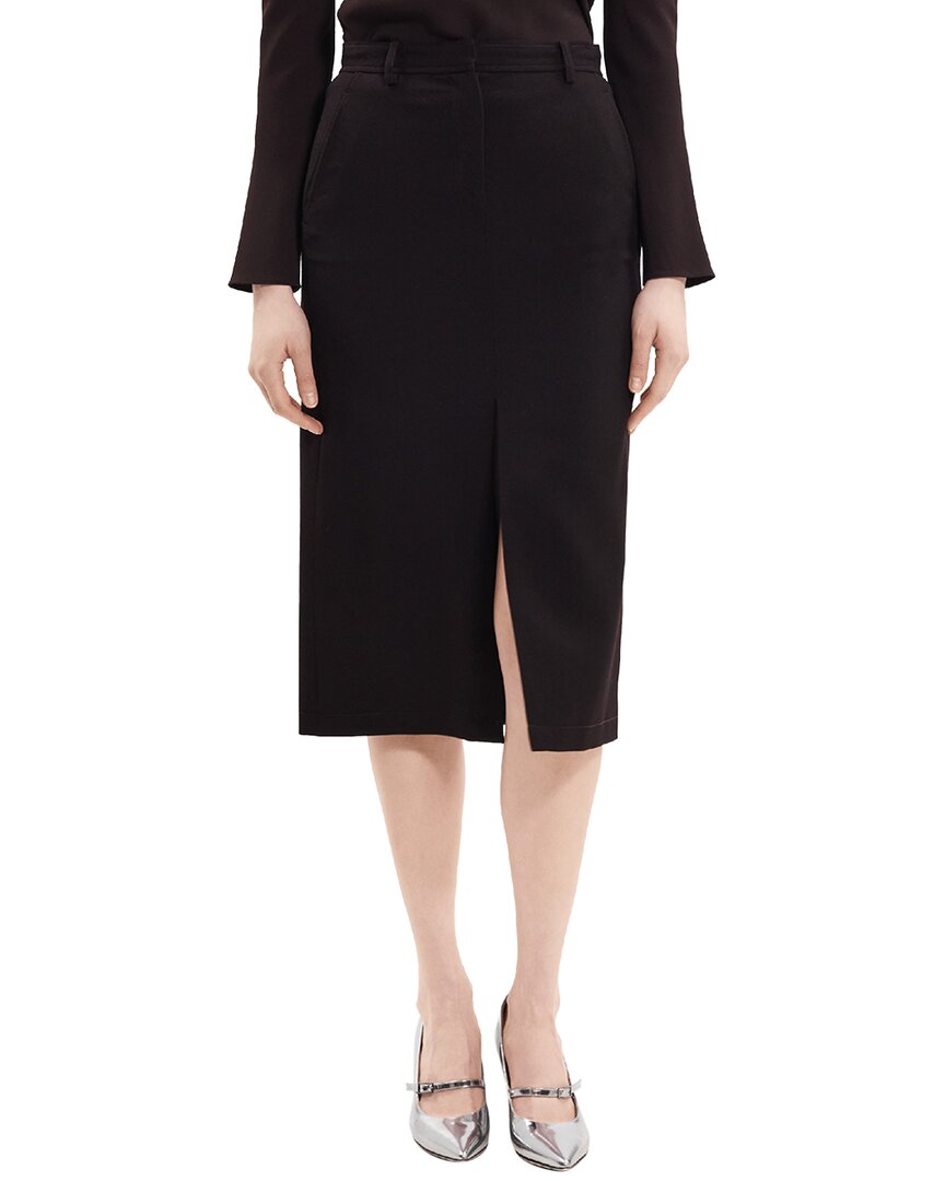 Shop Theory Midi Wool Trouser Skirt