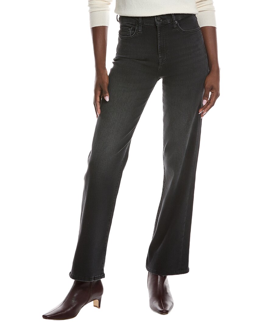 7 For All Mankind Alexa Reston Straight Jean In Black