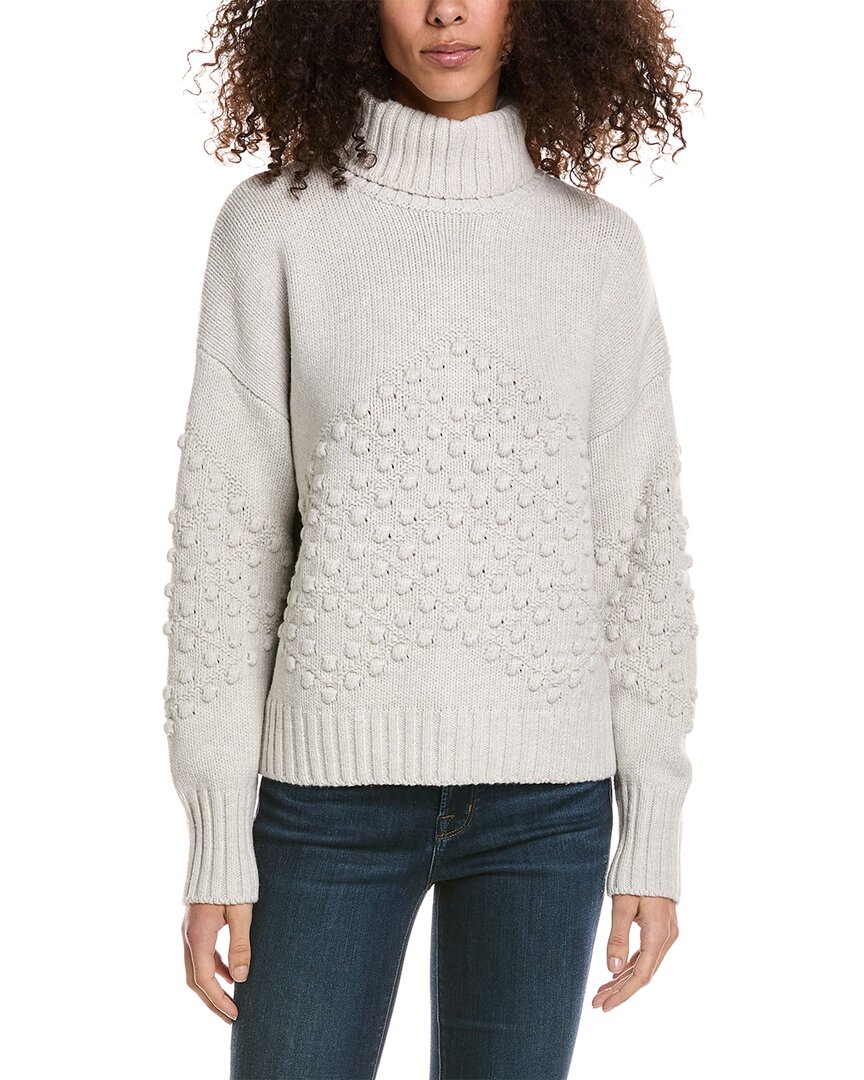 Splendid Elvira Turtleneck Sweater In Grey