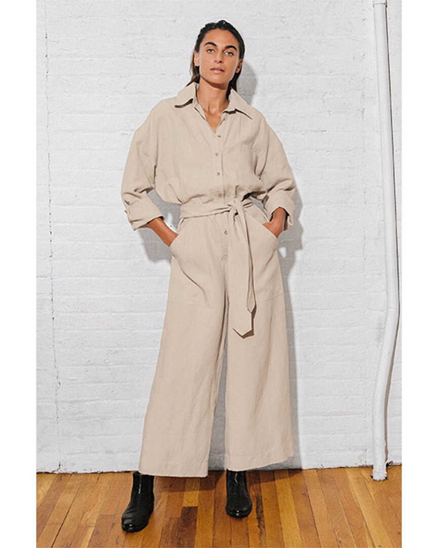 Shop Mara Hoffman Agatha Jumpsuit In Grey