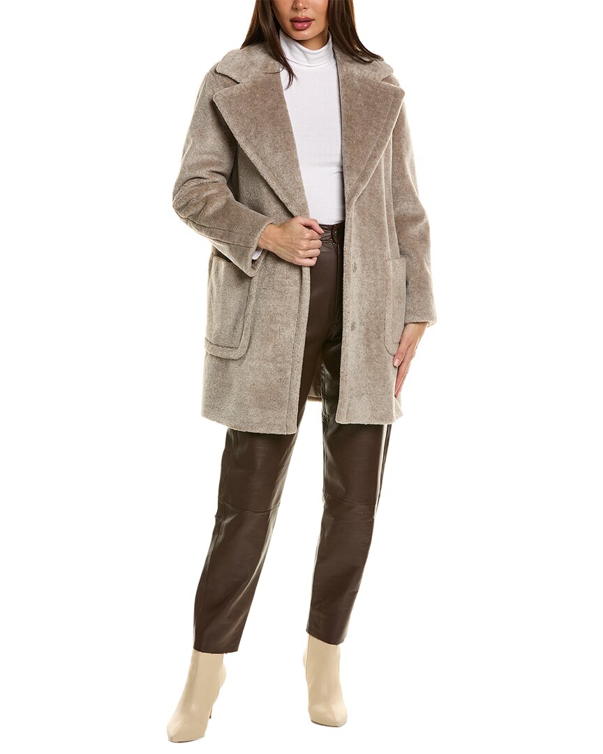 Shop Cinzia Rocca Icons Short Wool-blend Coat