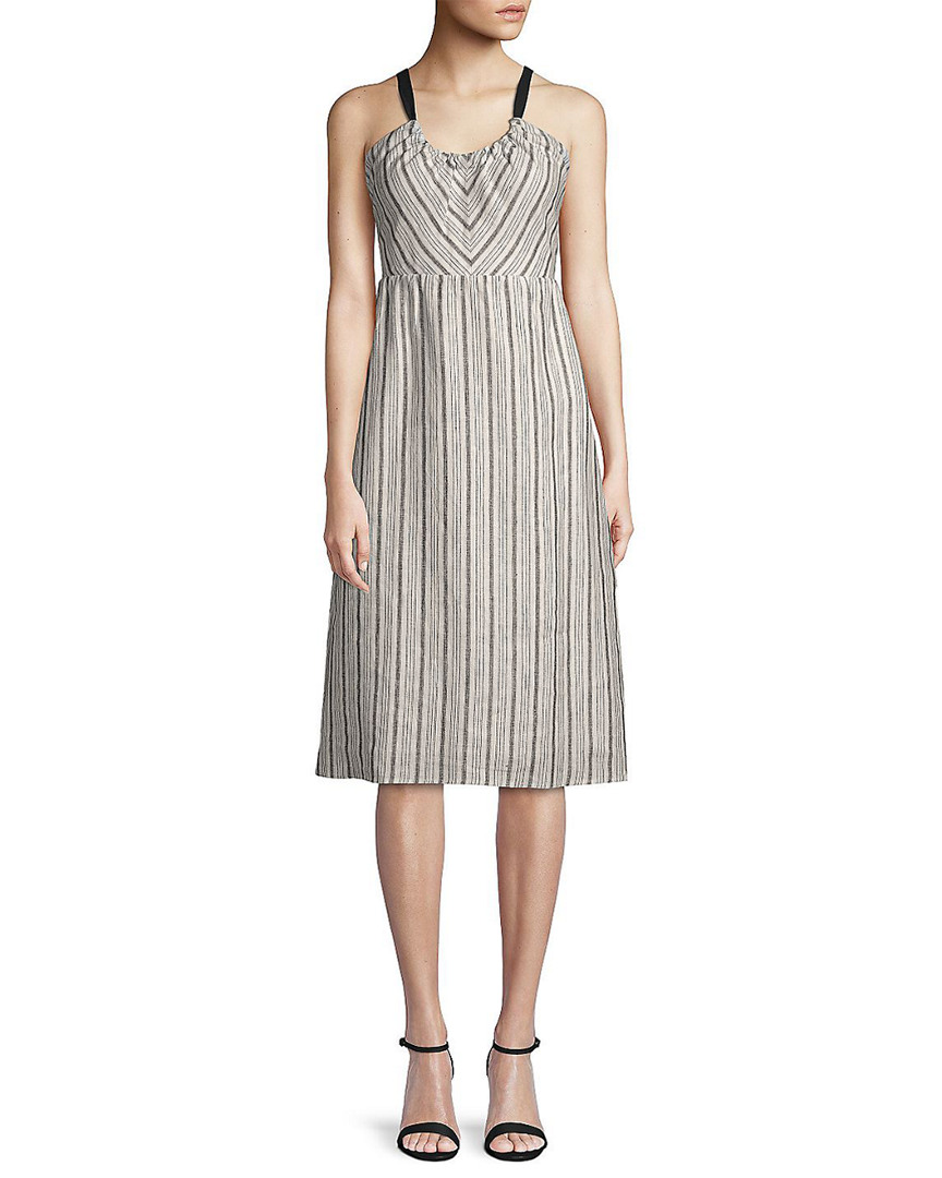 Image of Lucca Couture Daphne Linen Midi Dress