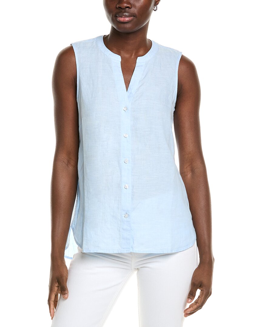 Tommy Bahama Coastalina Linen Top In Blue