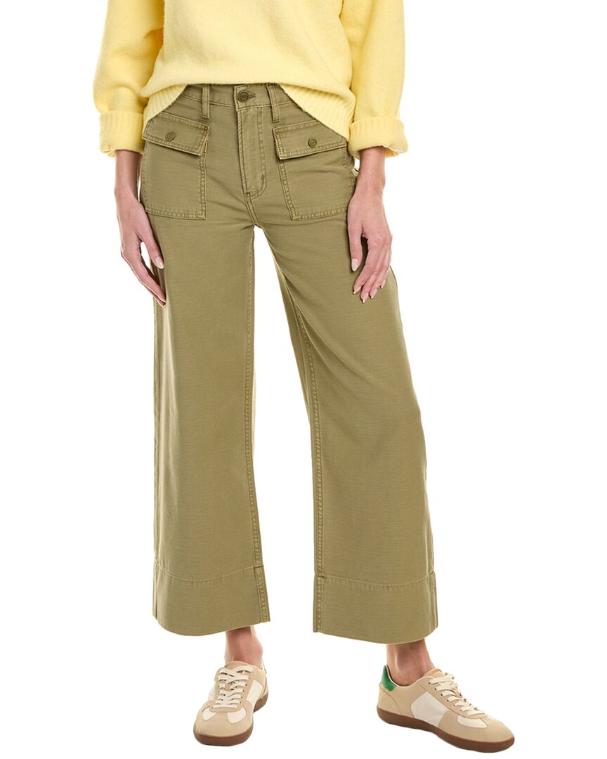 Frame Denim 90s Utility Washed Summer Sage Loose Jean In Green