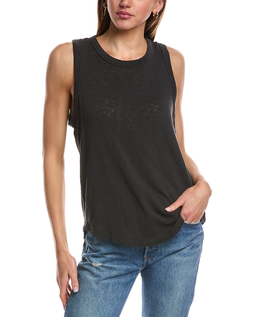 Shop Sol Angeles Eco Slub Tank In Black