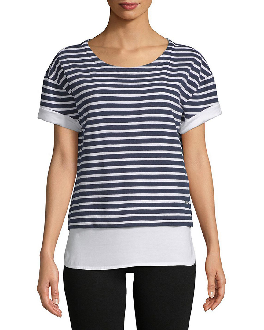 Image of MARC NEW YORK by ANDREW MARC Performance fer Short-Sleeve Top