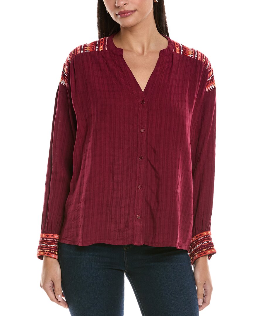 Shop Anna Kay Jane Blouse In Red