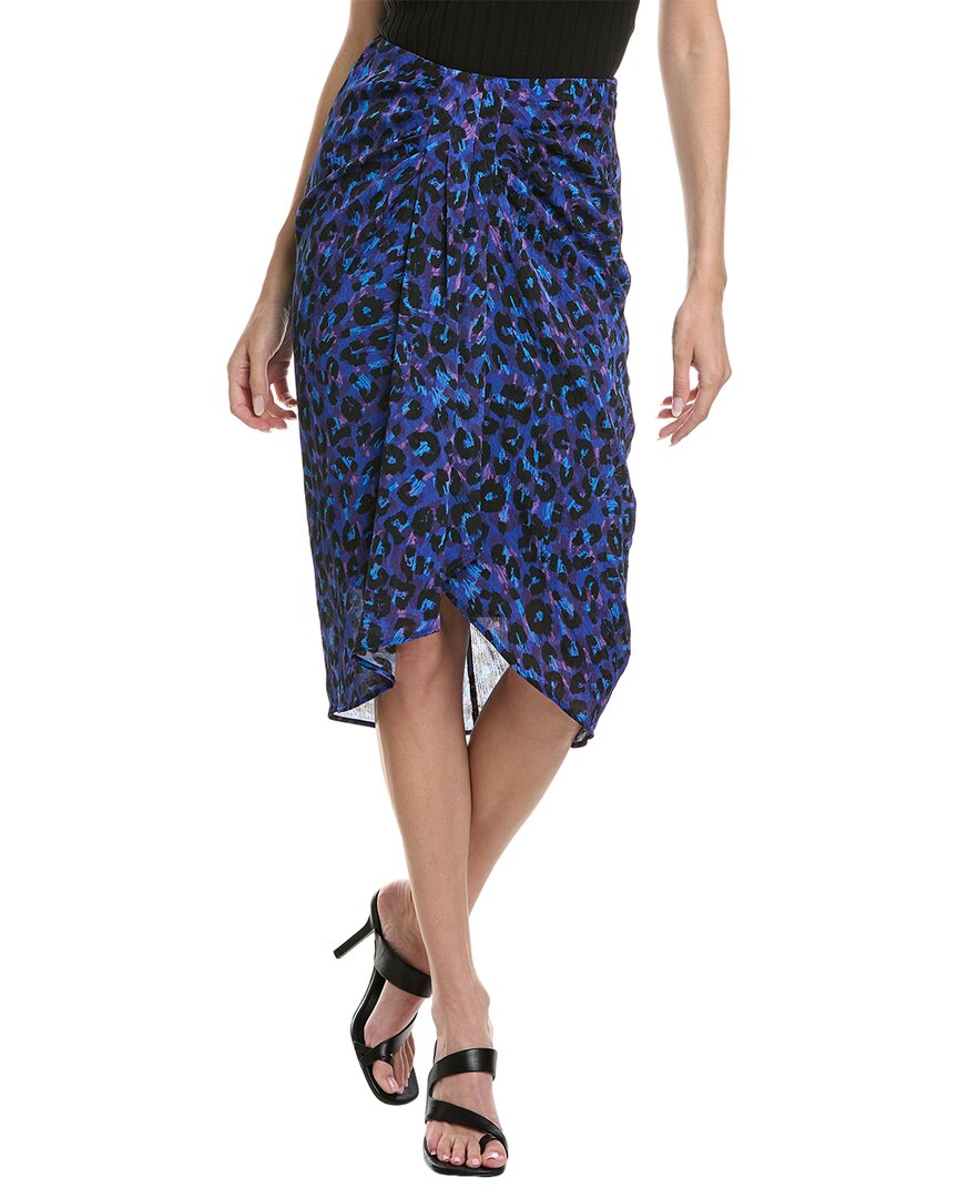 Ba&sh Sheath Skirt In Blue