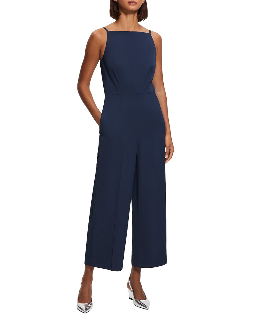 THEORY THEORY SQUARE NECK JUMPSUIT