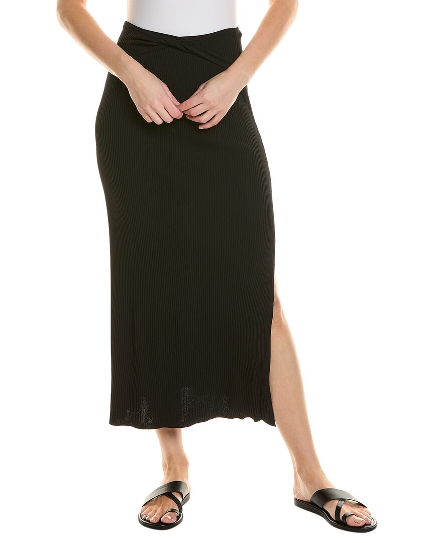 Shop Devon Windsor Kade Midi Skirt In Black