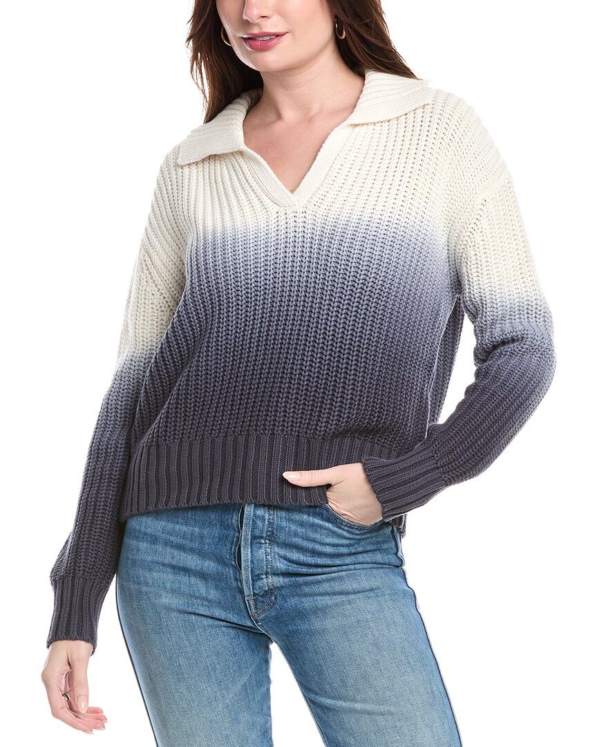Splendid Raya Polo Sweater In White