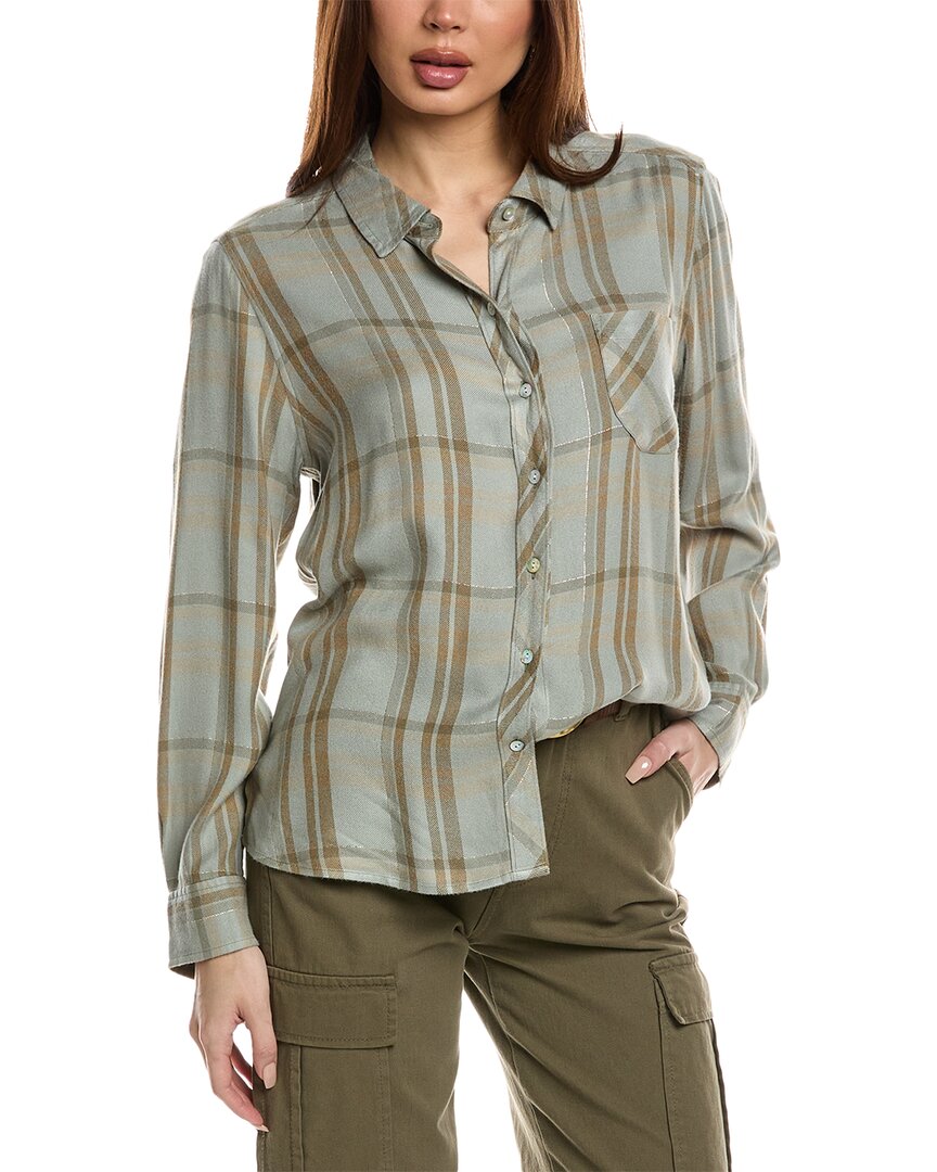 Tommy Bahama Seabed Sands Flannel Shirt In Green
