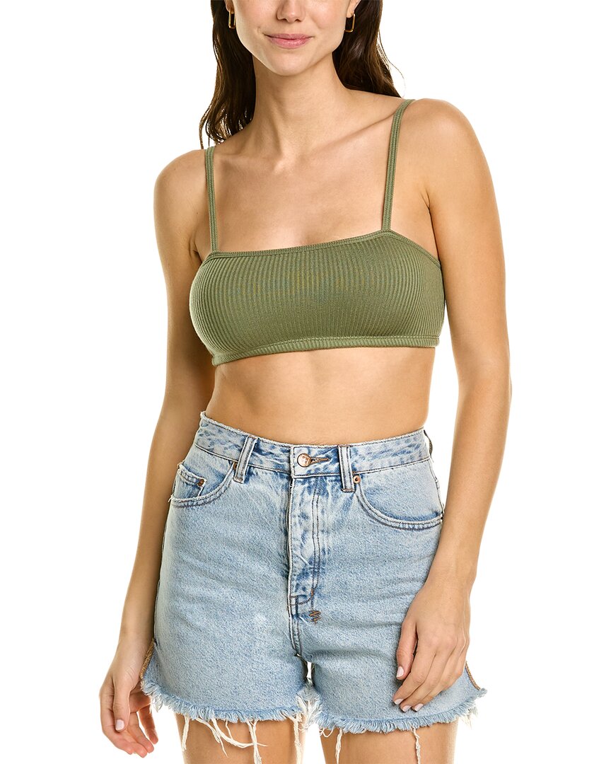 Donni. Butter Bandeau Top In Green