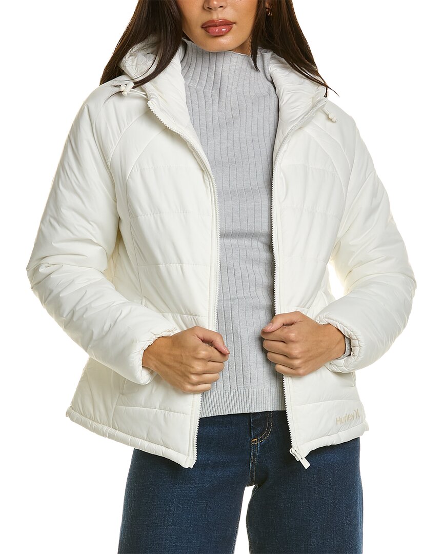 HURLEY HURLEY SHELBURNE QUILTED PUFFER JACKET