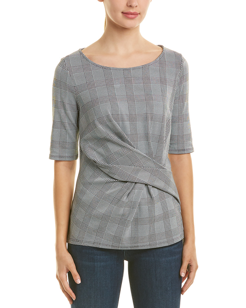 Image of Three Dots Drape Top