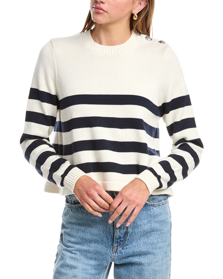 Ba&sh Milo Wool-blend Sweater In Beige
