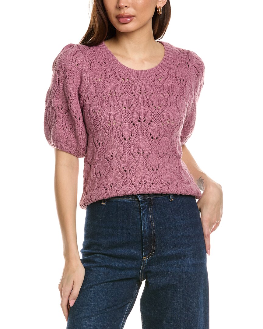 SALTWATER LUXE SALTWATER LUXE POINTELLE SWEATER 