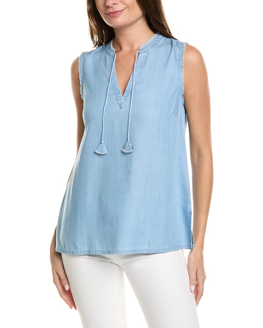 Tommy Bahama Chambray All Day Top In Blue