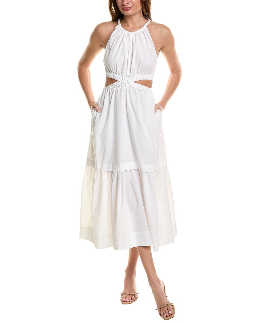 Shop A.l.c . Whitney Midi Dress In White